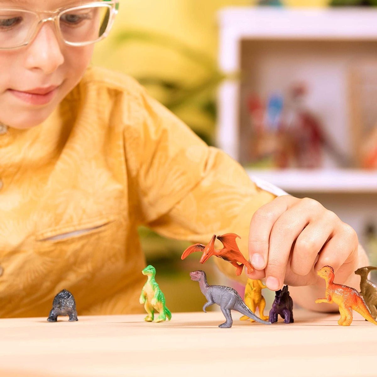 Terra Dinosaur Figures 60 - Piece Set AN6003Z - Colorland Toys