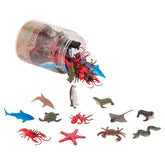 Terra Tub Of Sea Animals Figures 60pcs AN2871Z - Colorland Toys