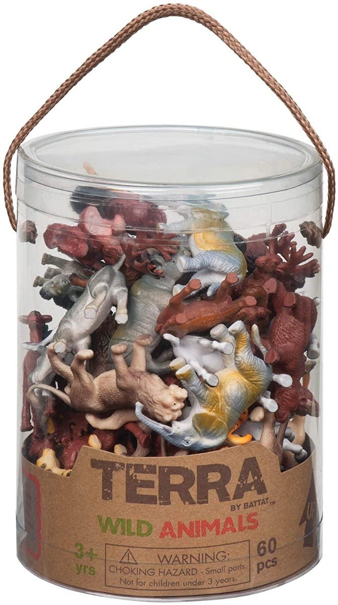 TERRA Wild Animals in Tube AN6004Z - Colorland Toys