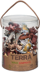 TERRA Wild Animals in Tube AN6004Z - Colorland Toys