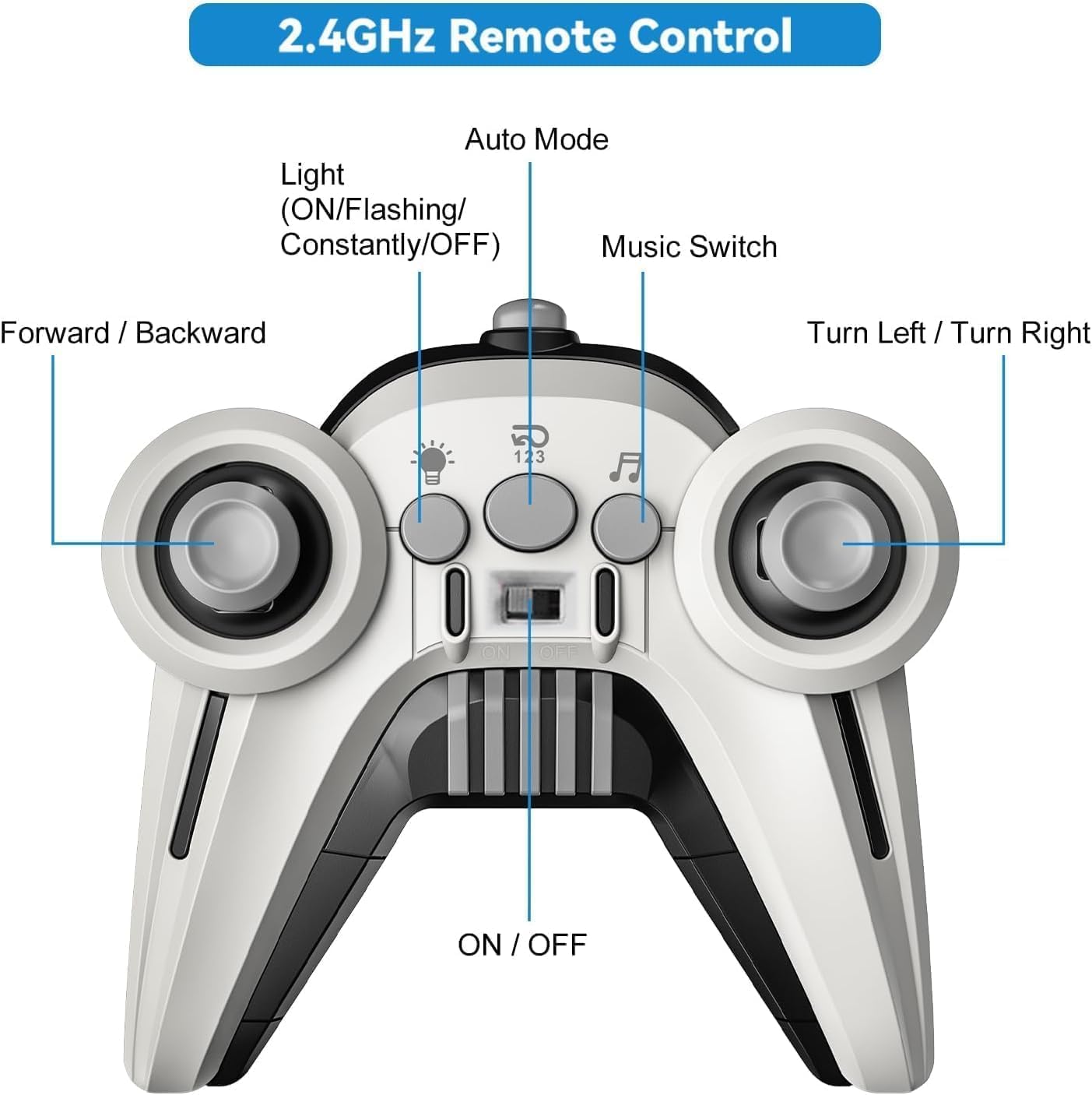Tesla Cybertruck Monster Pick - Up RC Car D898 - Colorland Toys