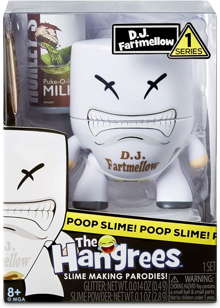 The Hangrees DJ Fartmellow Collectible Parody Figure with Slime 562986 - Colorland Toys