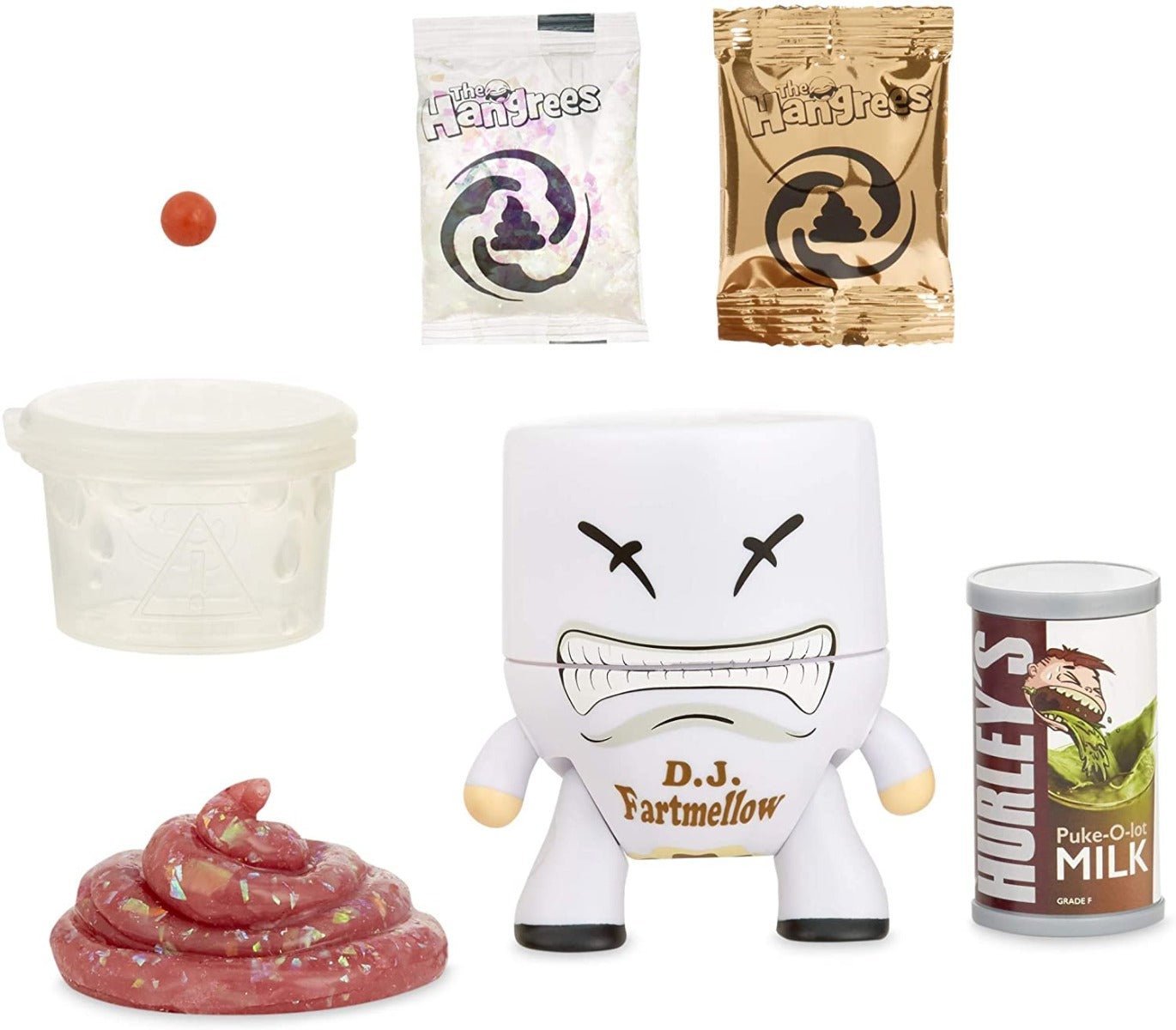 The Hangrees DJ Fartmellow Collectible Parody Figure with Slime 562986 - Colorland Toys