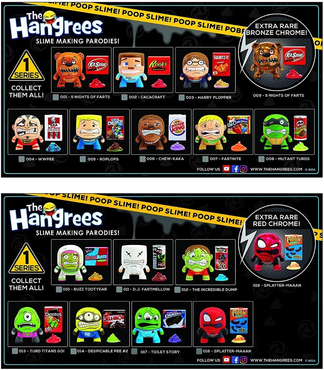 The Hangrees DJ Fartmellow Collectible Parody Figure with Slime 562986 - Colorland Toys