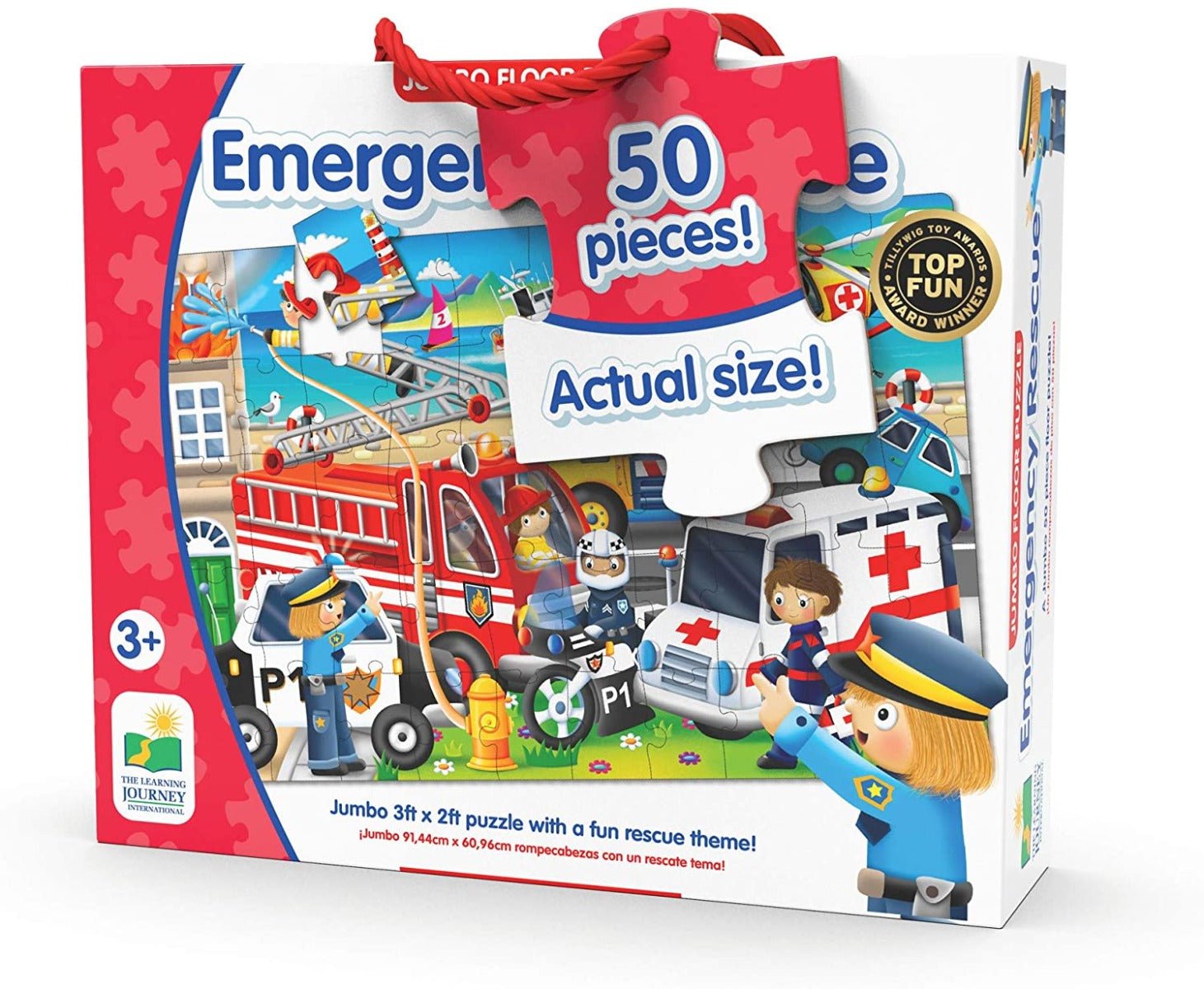 The Learning Journey Jumbo Floor Puzzle Emergency Rescue 50pcs 321959 - Colorland Toys