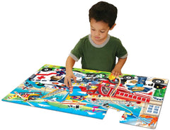 The Learning Journey Jumbo Floor Puzzle Emergency Rescue 50pcs 321959 - Colorland Toys