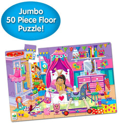 The Learning Journey Jumbo Floor Puzzle In My Room 50pcs 436233 - Colorland Toys