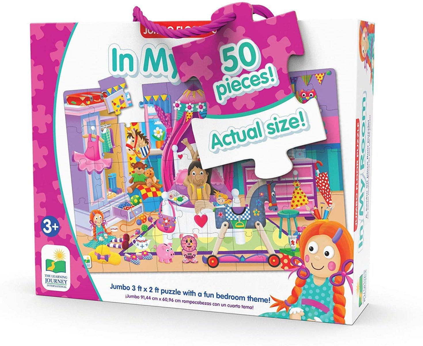 The Learning Journey Jumbo Floor Puzzle In My Room 50pcs 436233 - Colorland Toys