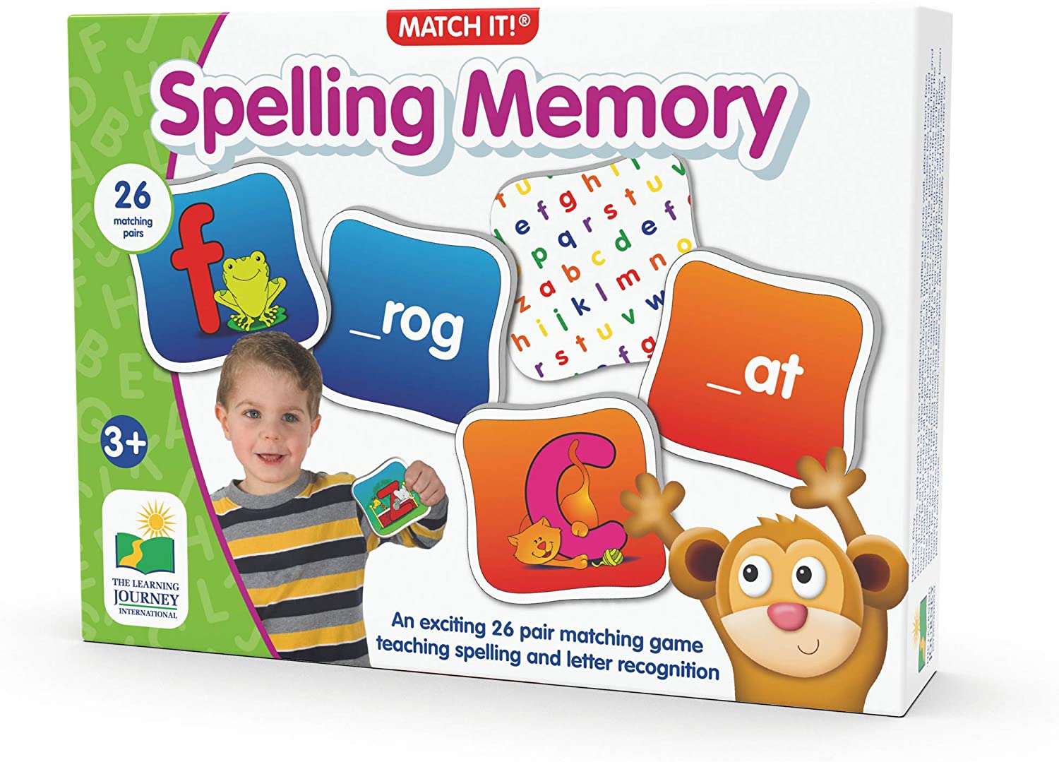 The Learning Journey Match It! Spelling Memory 690635 - Colorland Toys