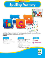 The Learning Journey Match It! Spelling Memory 690635 - Colorland Toys