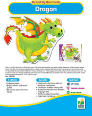 The Learning Journey My First Big Floor Puzzle Dragon 104750 - Colorland Toys