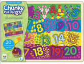 The Learning Journey My First Lift & Learn Chunky Puzzle 123 225806 - Colorland Toys