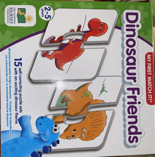 The Learning Journey My First Match It! Dinosaur Friends 119082 - Colorland Toys