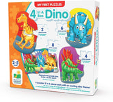 The Learning Journey My First Puzzle Set 4 in a Box Dino 629277 - Colorland Toys