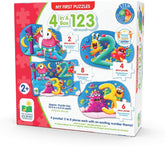 The Learning Journey My First Puzzle Sets 4 in a Box 123 630143 - Colorland Toys