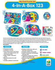 The Learning Journey My First Puzzle Sets 4 in a Box 123 630143 - Colorland Toys