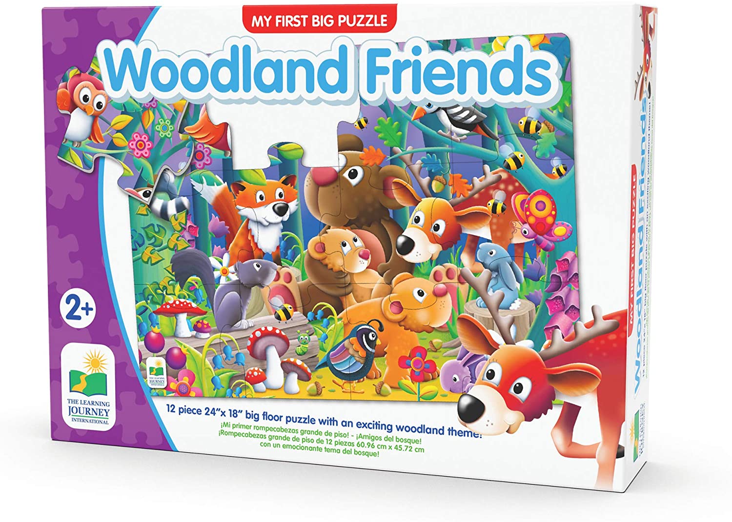 The Learning Journey My First Woodland Friends Puzzle 12pcs 108109 - Colorland Toys