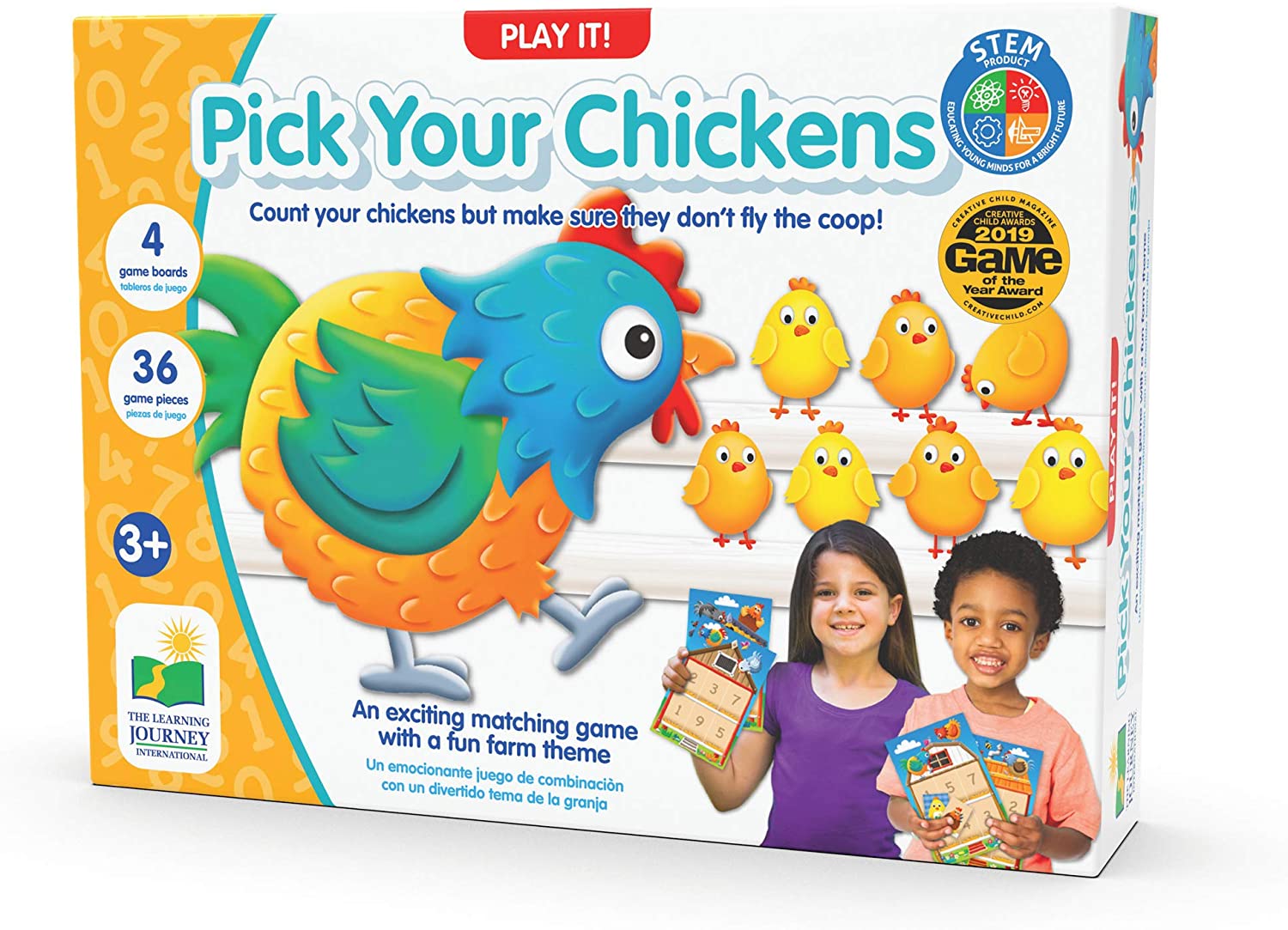 The Learning Journey Play It! Pick Your Chickens 369258 - Colorland Toys