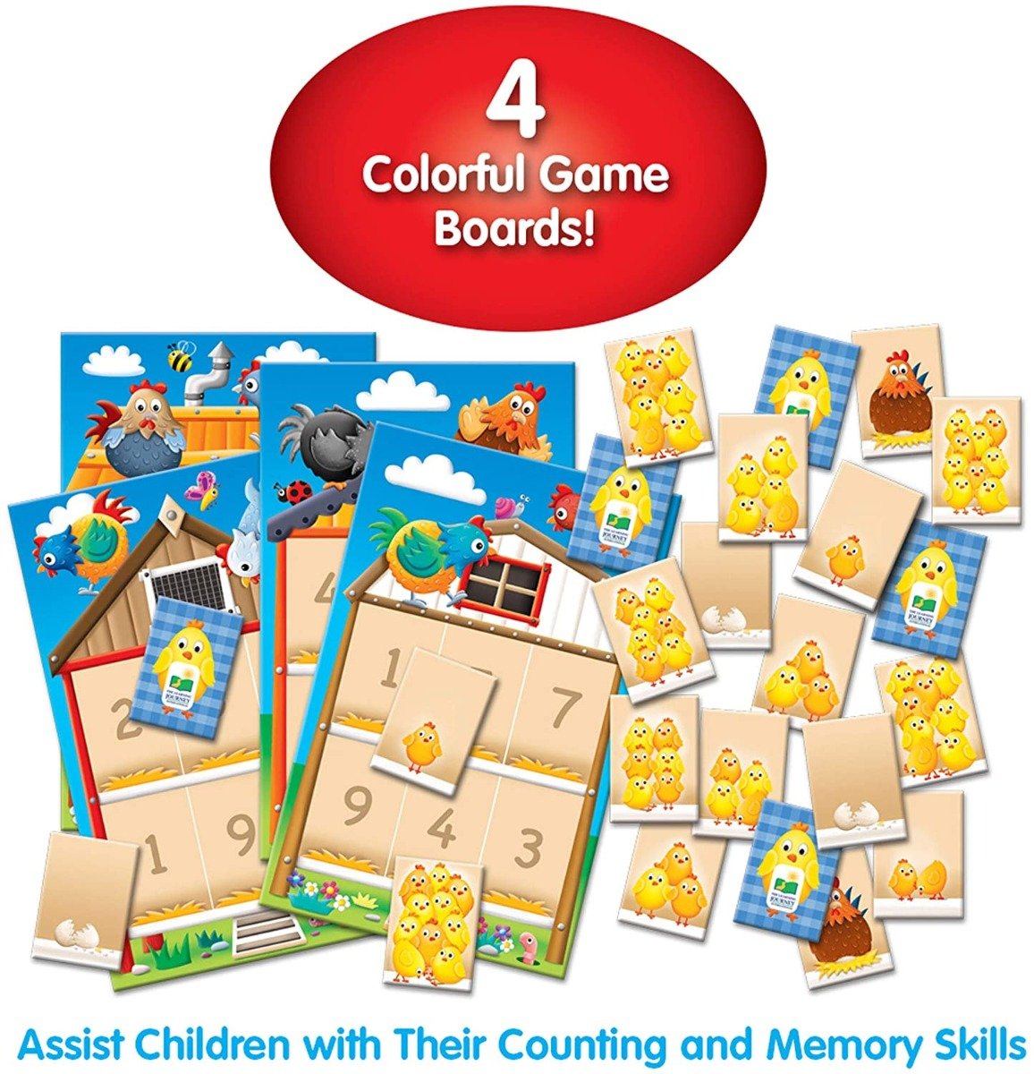 The Learning Journey Play It! Pick Your Chickens 369258 - Colorland Toys
