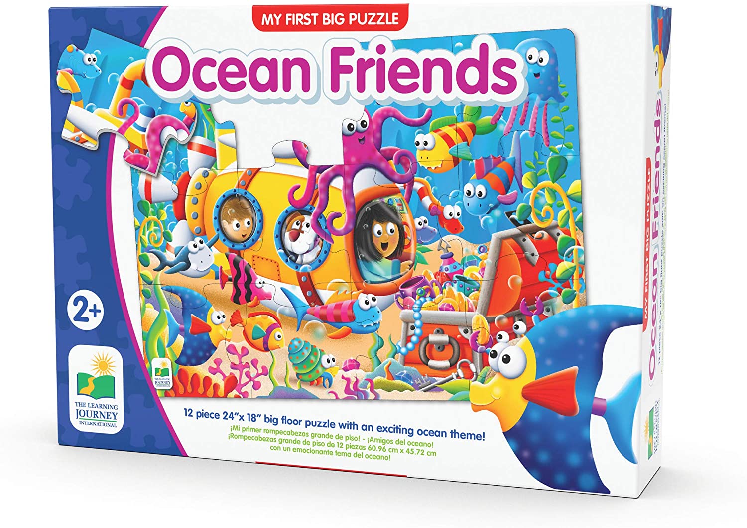 The Learning Journey Puzzle My First Ocean Friends 12pcs 108758 - Colorland Toys