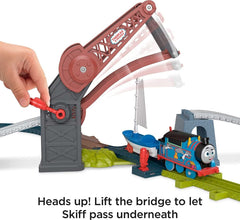 Thomas And Friends Bridge Lift Thomas And Skiff Refresh HGX65 - Colorland Toys