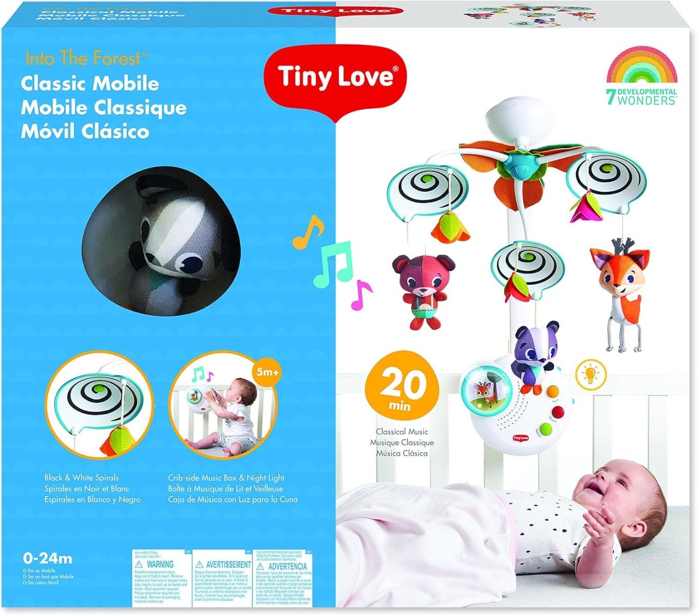 Tiny Love Classic Mobile Into the forest 1305100 - Colorland Toys