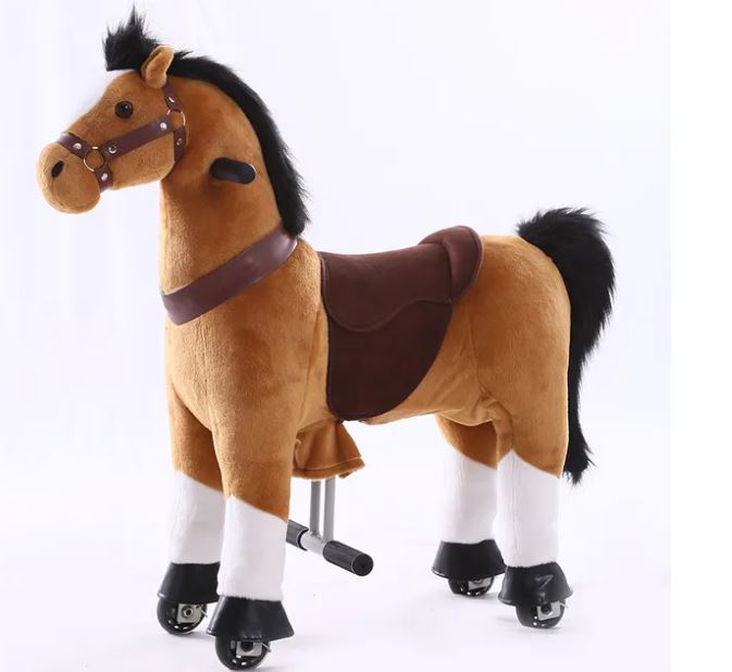 Tobys Ponycycle Light Brown Horse Rideamal TB - 2007 - Colorland Toys