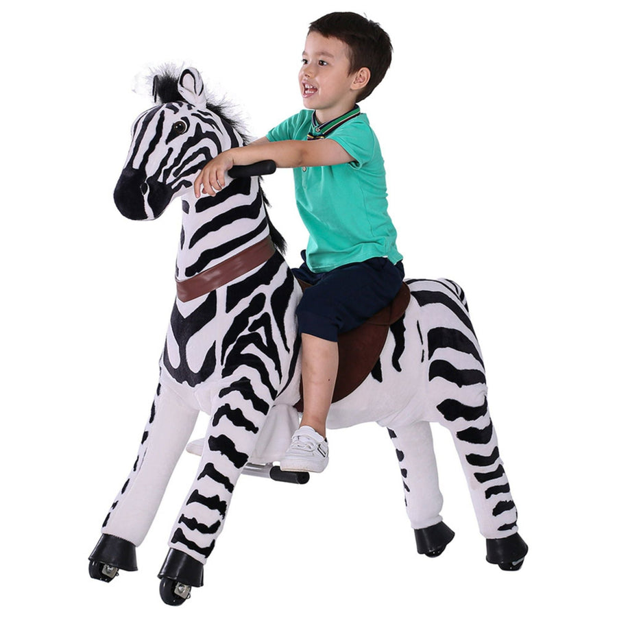 Tobys Wild Zebra Rideamal Ride on TB-2001