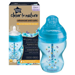 Tommee Tippee Advanced Anti - Colic Bottle 260ml Blue TT42257585 - Colorland Toys