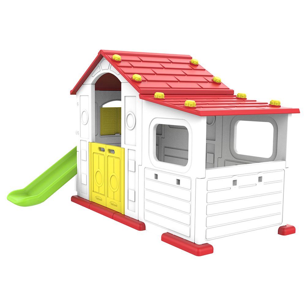 Tomo Big Playhouse w/ Slide CHD - 506 - Colorland Toys