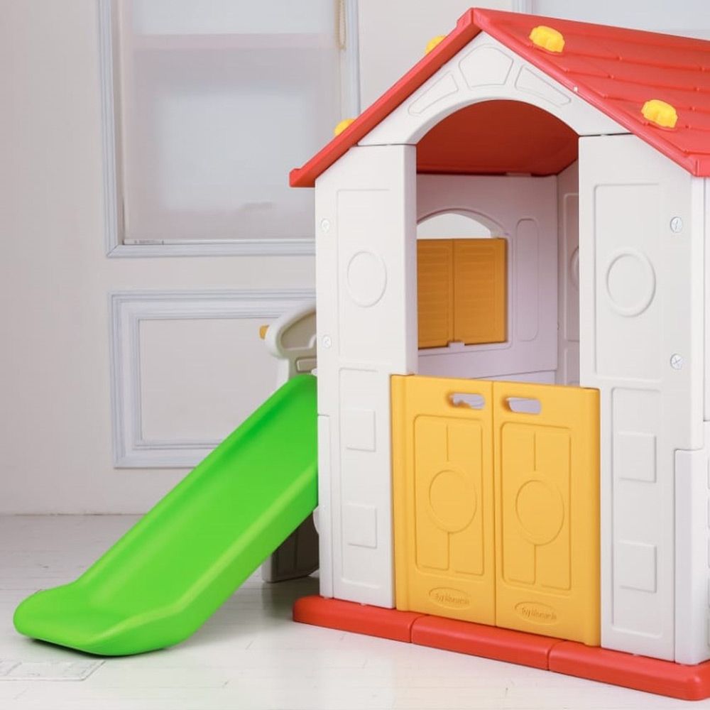 Tomo Big Playhouse w/ Slide CHD - 506 - Colorland Toys