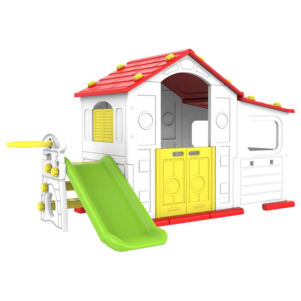 Tomo Big Playhouse w/ Slide CHD - 506 - Colorland Toys