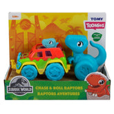 Tomy Toomies Jurassic World Roll & Go Raptors E73251 - Colorland Toys