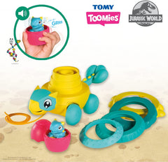 Tomy Toomies Jurassic World Stack & Pull Ankylosaurus E73410 - Colorland Toys