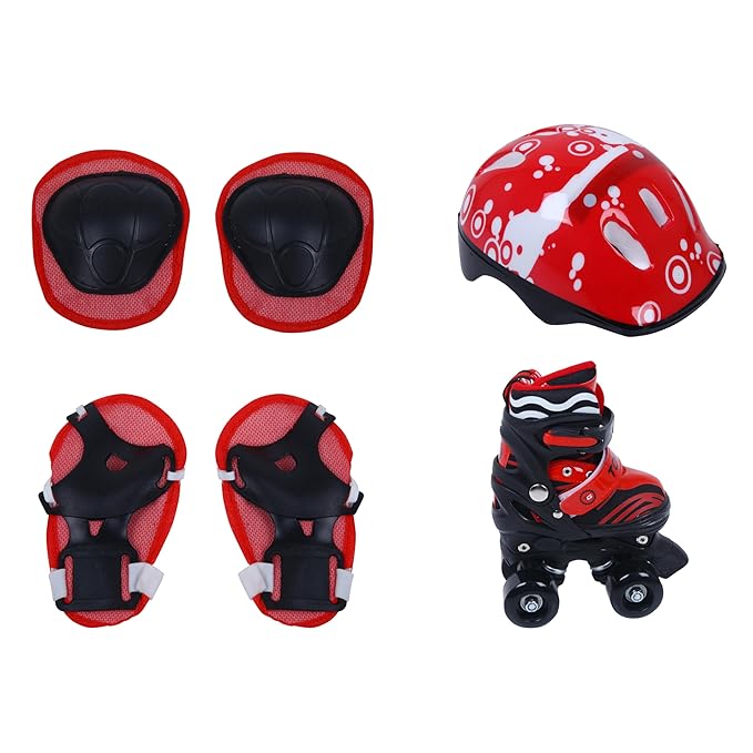 Top Gear Quad Skate Shoes 27-30 Red TG-9008 - Colorland Toys