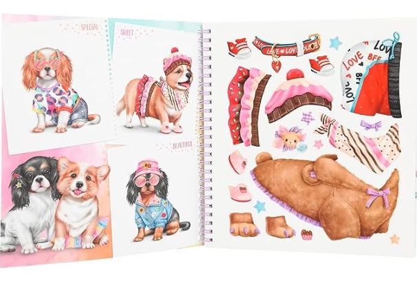 TOPModel Create Your Doggy Colouring Book TM - 12164 - Colorland Toys