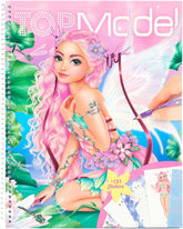 TOPModel Create Your Top Model Colouring Book Fantasy TM - 12147 - Colorland Toys