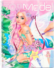 TOPModel Create Your Top Model Colouring Book Fantasy TM - 12147 - Colorland Toys