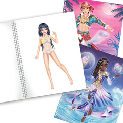 TOPModel Create Your Top Model Colouring Book Fantasy TM - 12147 - Colorland Toys
