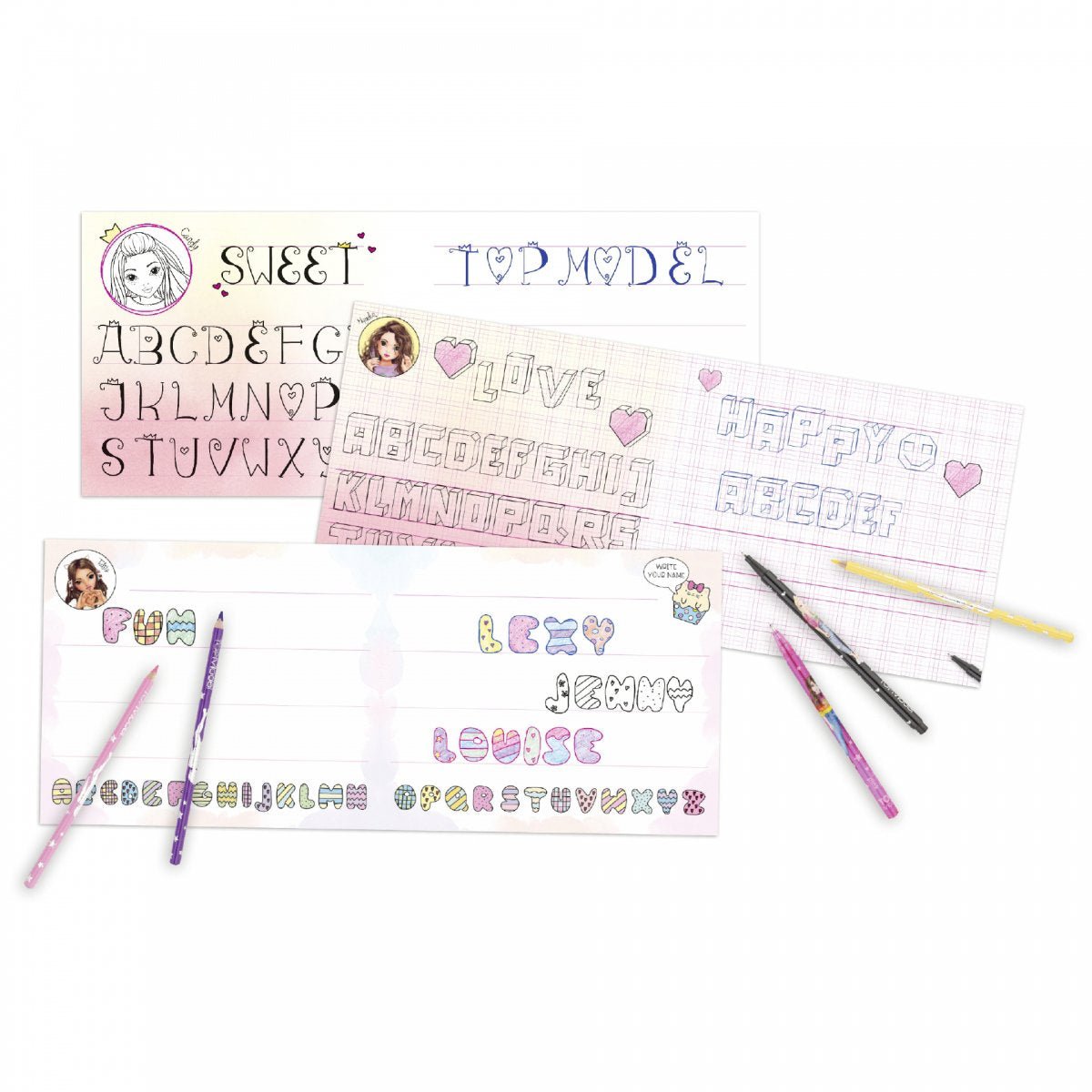 TOPModel Creative Lettering Coouring Book 410903 - Colorland Toys