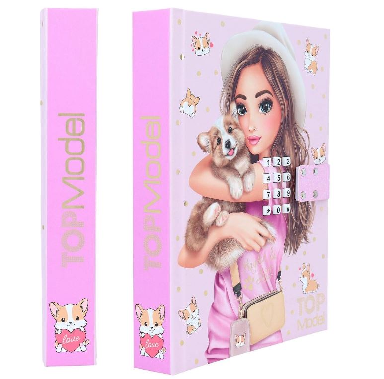 TOPModel Diary with Code And Sound Corgi TM - 12062 - Colorland Toys