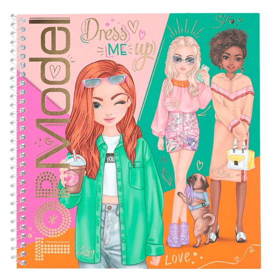 TOPModel Dress Me Up Sticker Book TM-12288