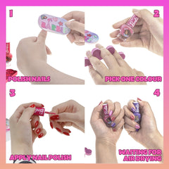 Townley Girl Barbie Lip Balm With Train Case BB0392GG - Colorland Toys