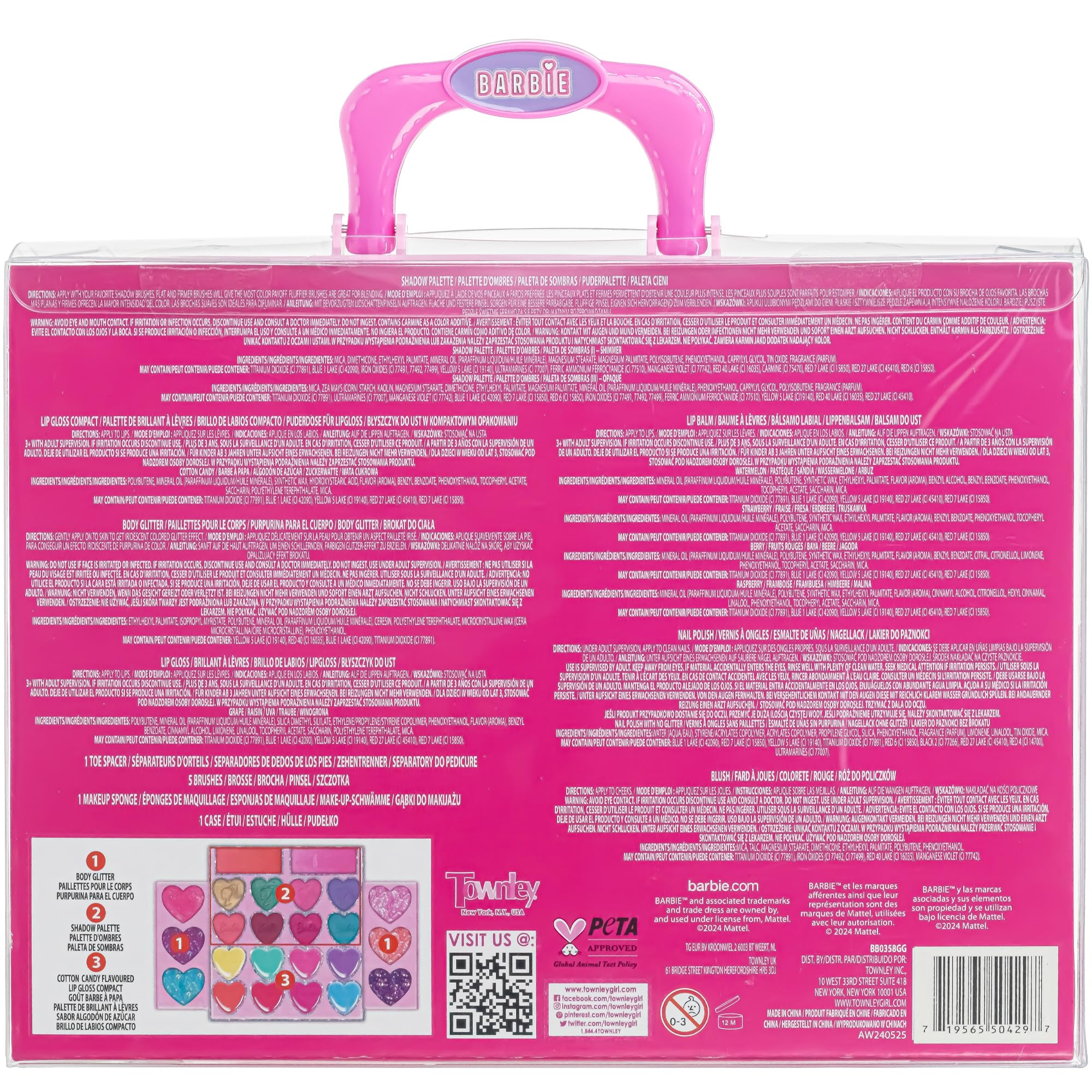 Townley Girl Cosmetic Set BB0358GG - Colorland Toys