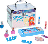 Townley Girl Disney Frozen Train Case Cosmetic Makeup Set for Kids - Colorland Toys