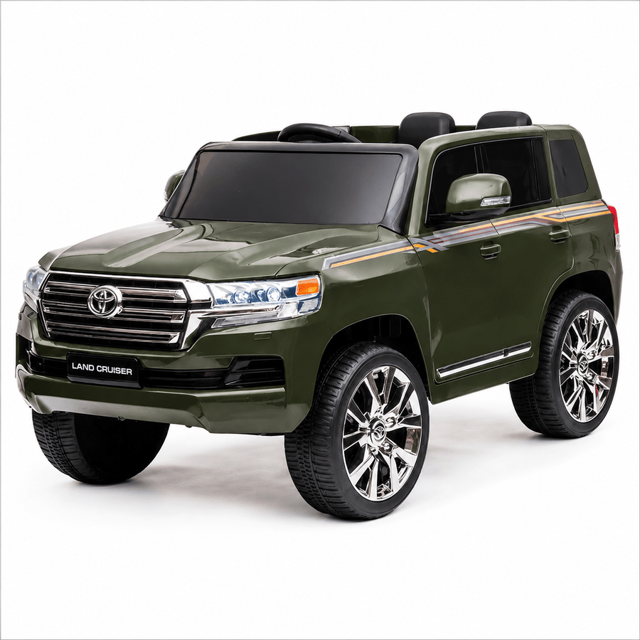 Toyota Land Cruiser 12V Kids Ride-On | Green JJ2022