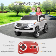 Toyota Land Cruiser 12V Kids Ride-On | Green JJ2022 - Colorland Toys