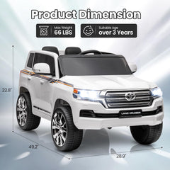 Toyota Land Cruiser 12V Kids Ride-On | Green JJ2022 - Colorland Toys