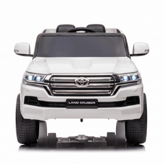 Toyota Land Cruiser 12V Kids Ride-On | White JJ2022 - Colorland Toys