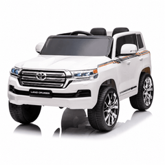 Toyota Land Cruiser 12V Kids Ride-On | White JJ2022 - Colorland Toys